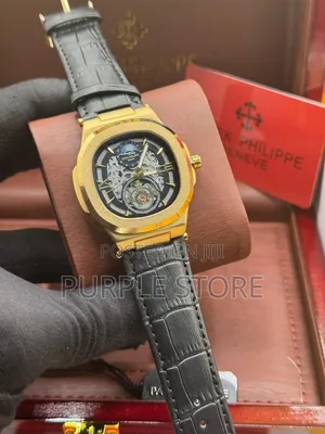 Patek Philippe Unisex Leather Wristwatches