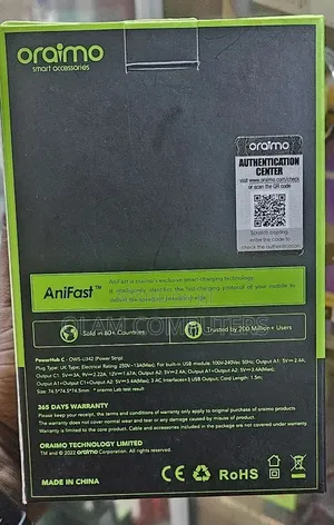 Oraimo Powerhub 6-in-1 Power Expansion Cube