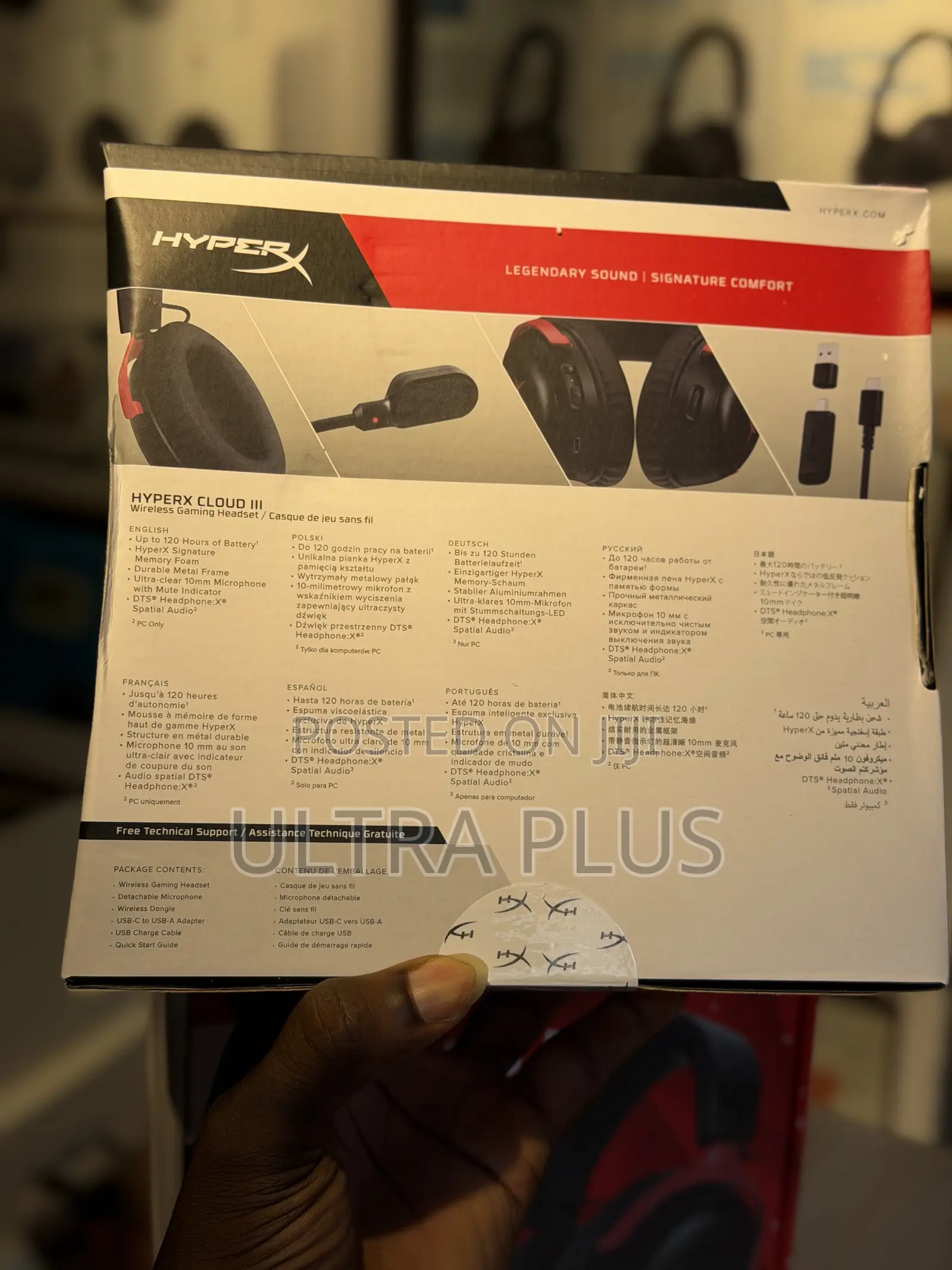 Hyperx Cloud Iii – Wireless Gaming Headset for Multi-Platform
