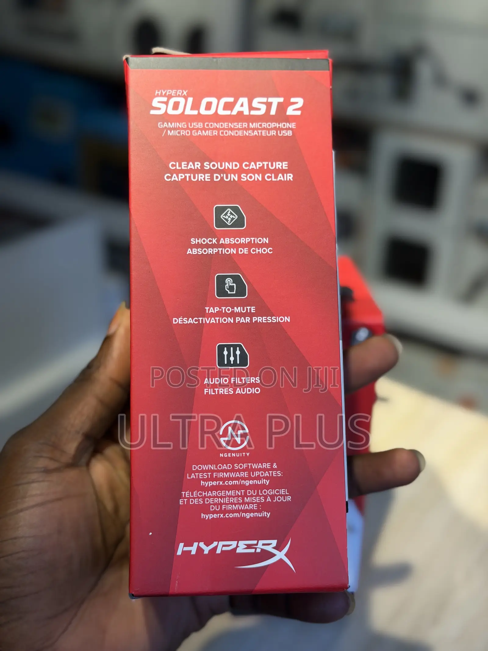 Hyperx Solocast 2 – Gaming Usb Condenser Mic With Built-in Pop Filter