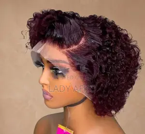 Full Frontal  Human Hair Wine Color