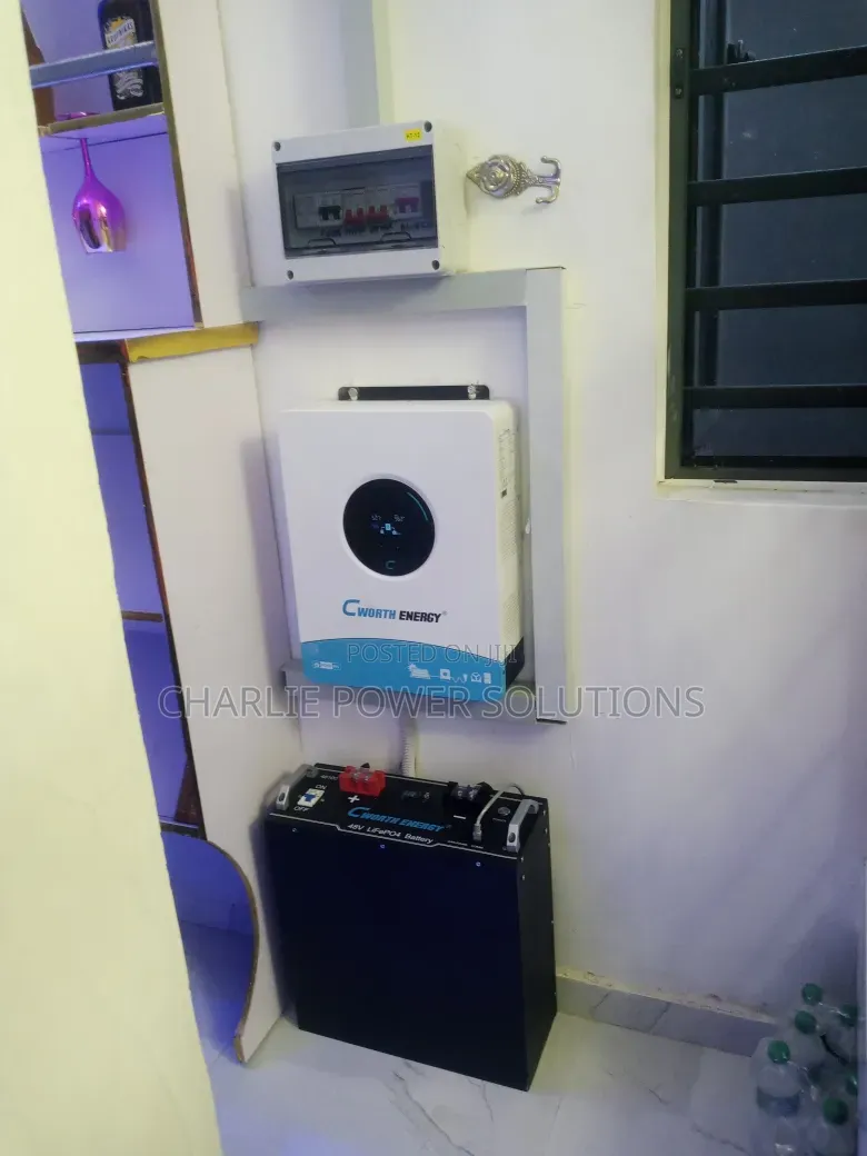 Cworth 5kwh 48v Solar System Set-Up