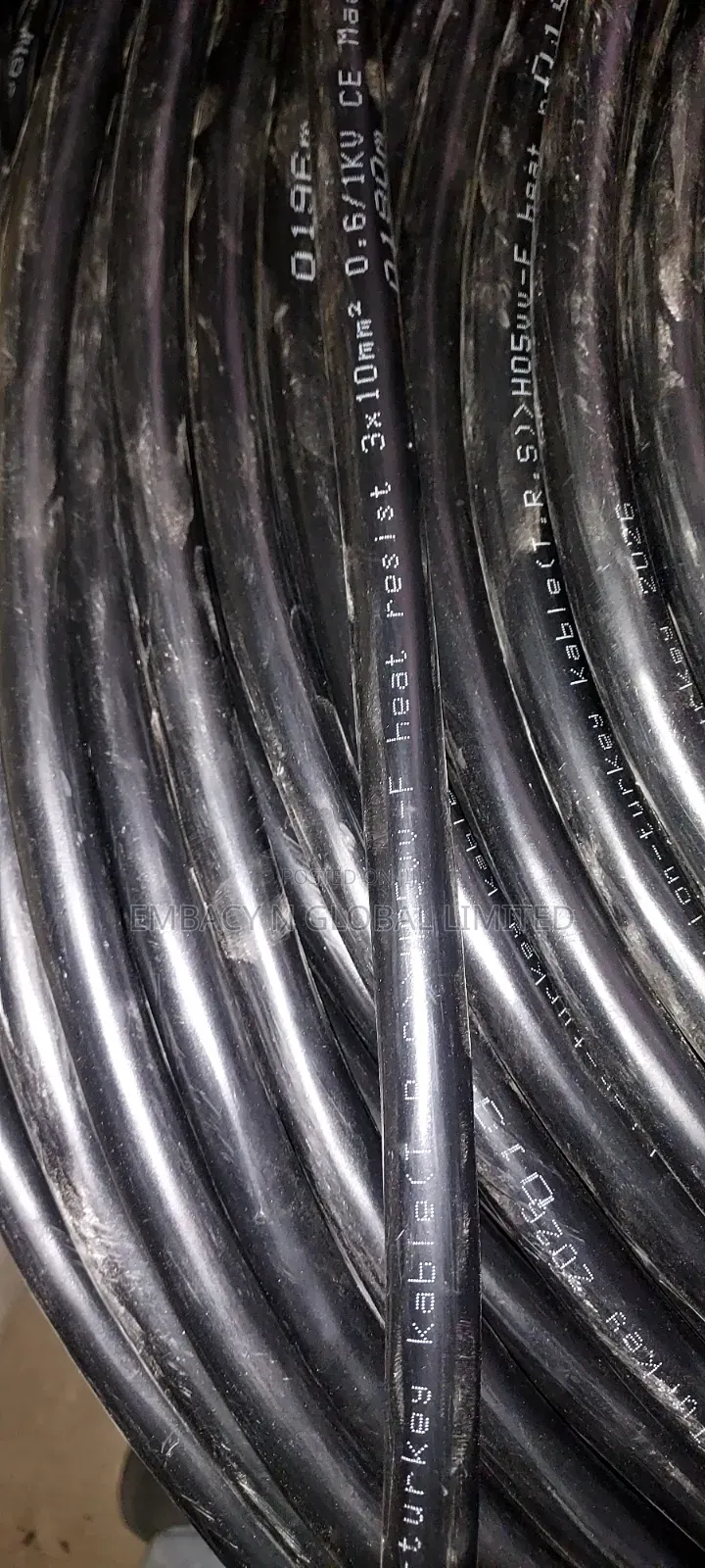 10mm 3core Flexible Cable Pure Copper