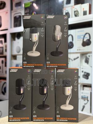 Porodo Gaming Elyx RGB Condenser Microphone - Noise Surppress Button