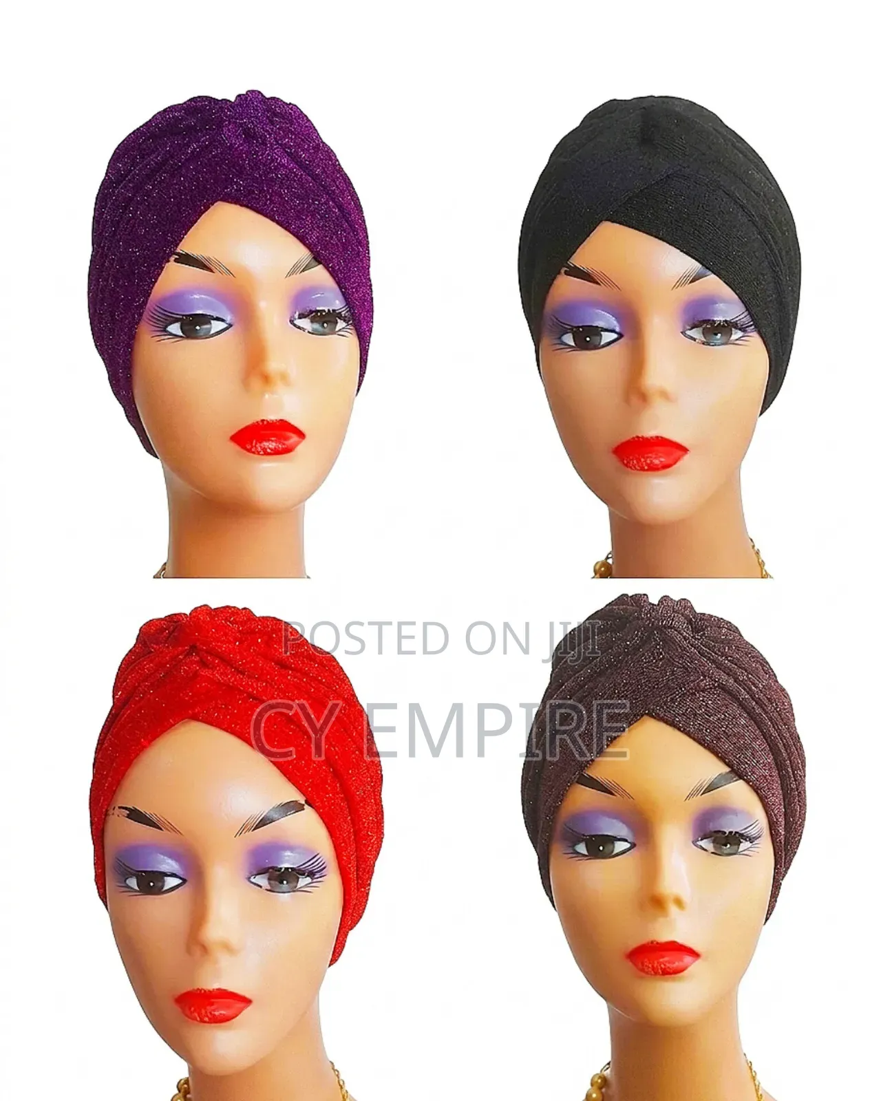 Women Casual Glitter Turban