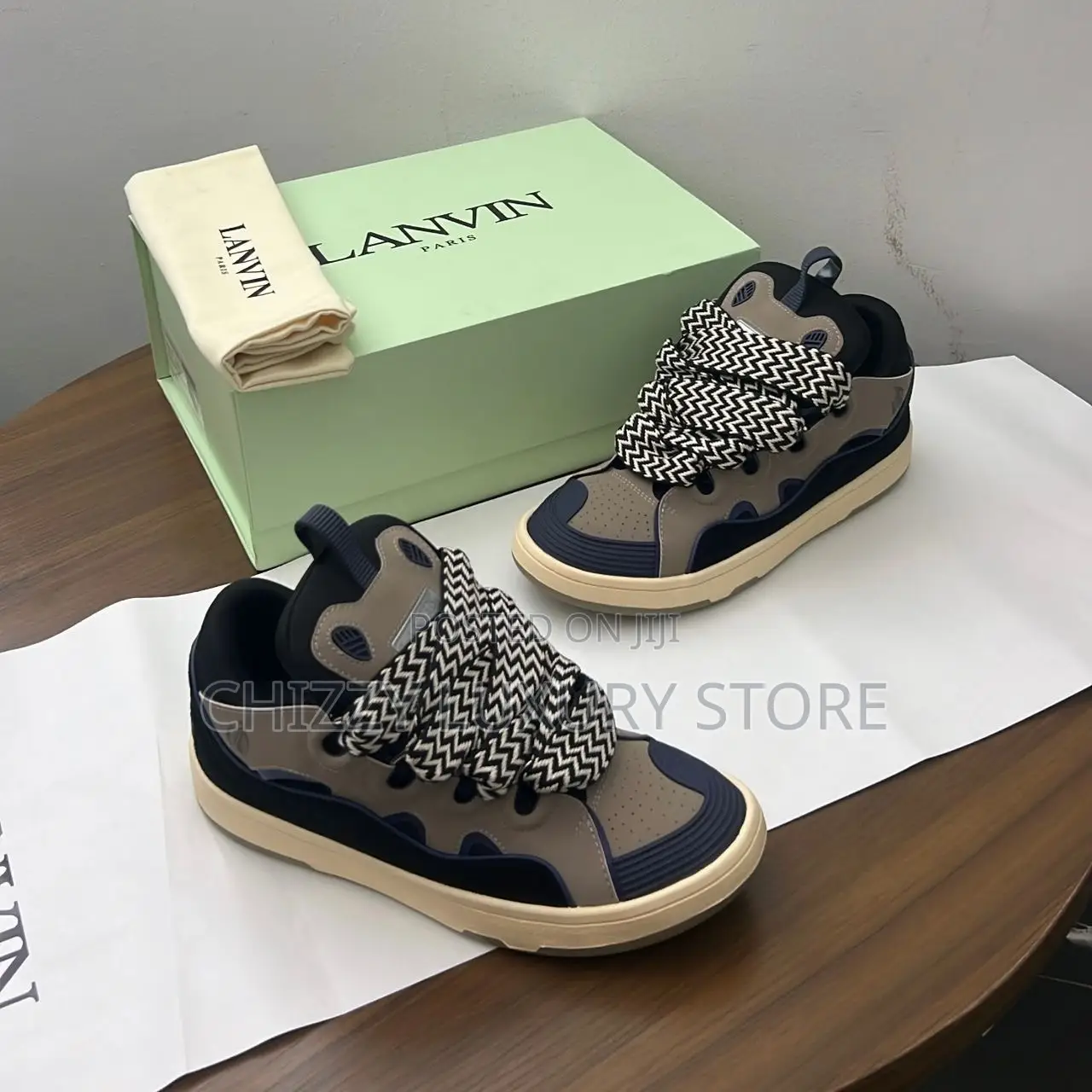 Lanvin Quality Luxury Men Sneakers