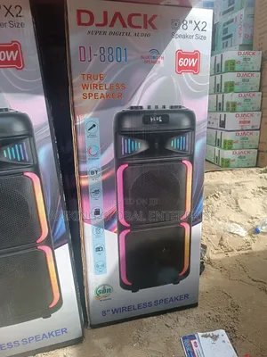 Djack Dj-8801 Dual 8-Inch Wireless Speaker System.