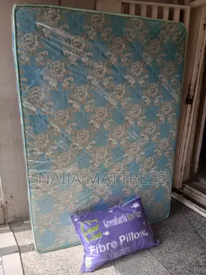 4.5 by 6 by 10 Semi Orthopaedic Mattress. Green Earth