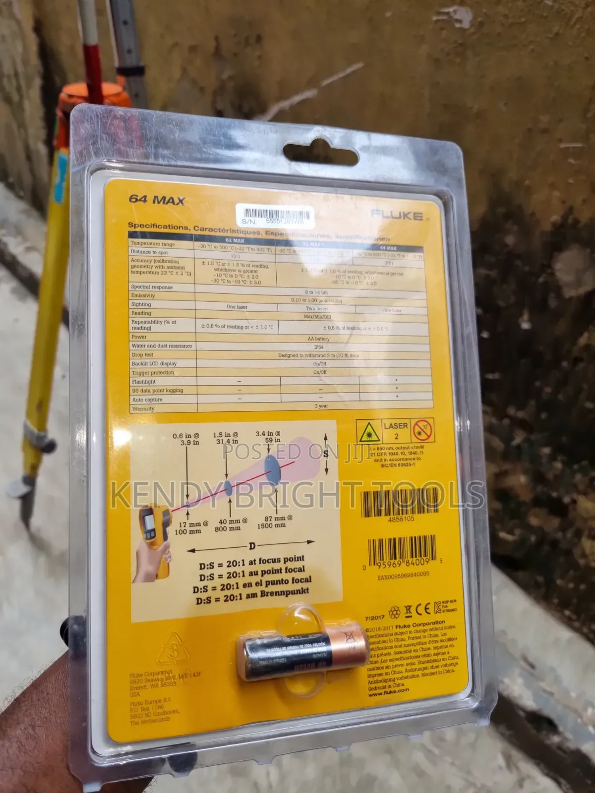 Fluke 64max Infrared Thermometer