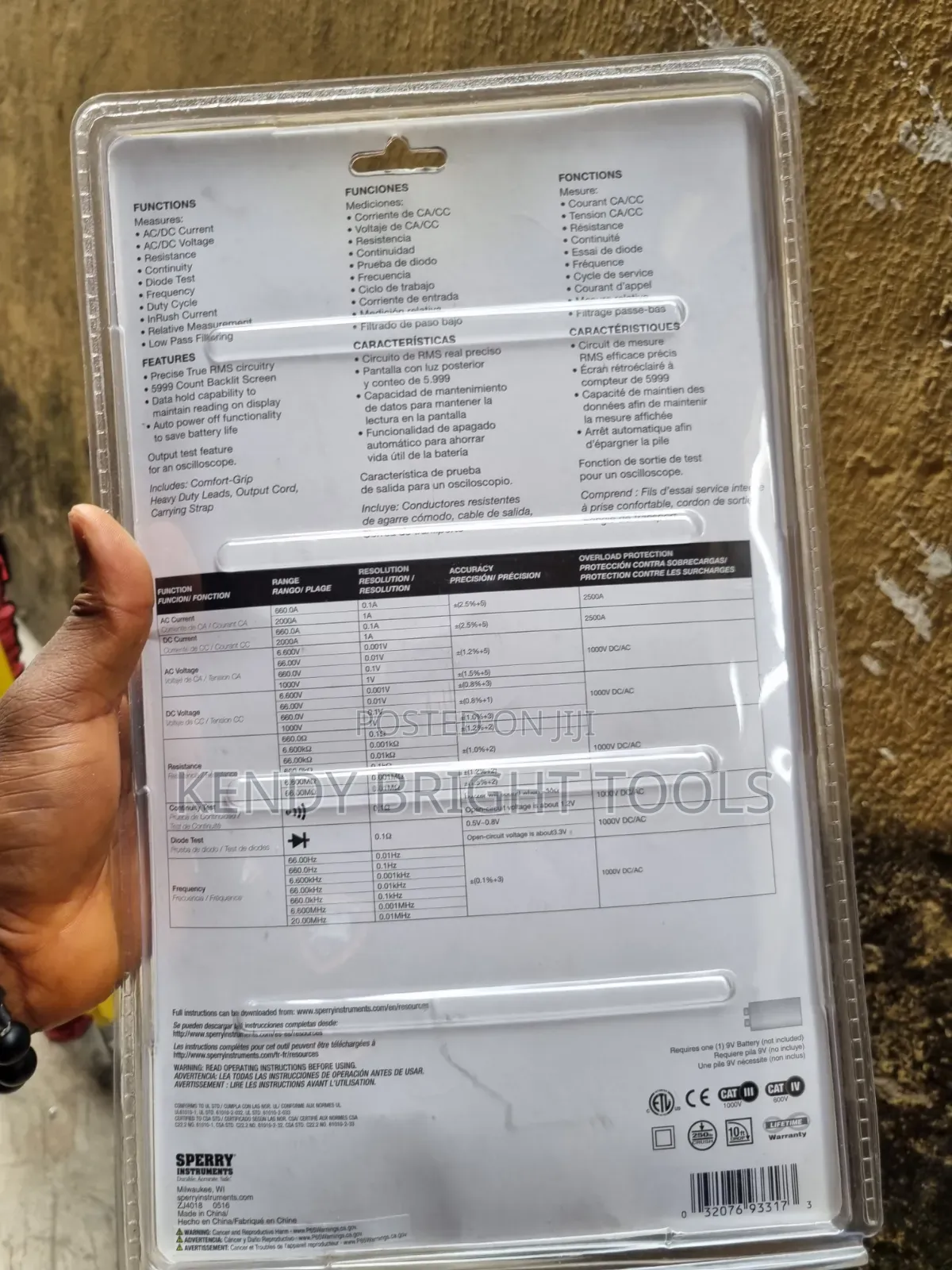 Clamp Meter 2000a Ac/Dc