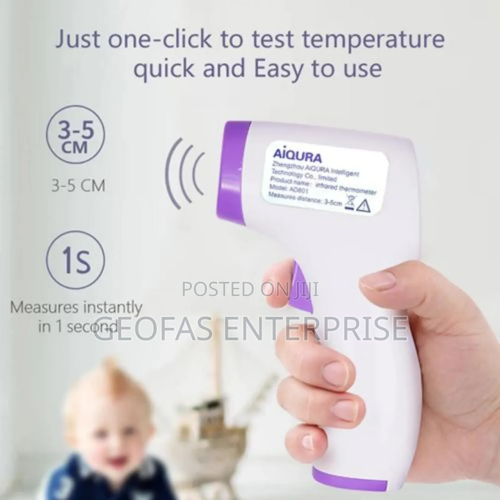 Advanced Higher Sensored Accurate Forehead Infrared Thermometer