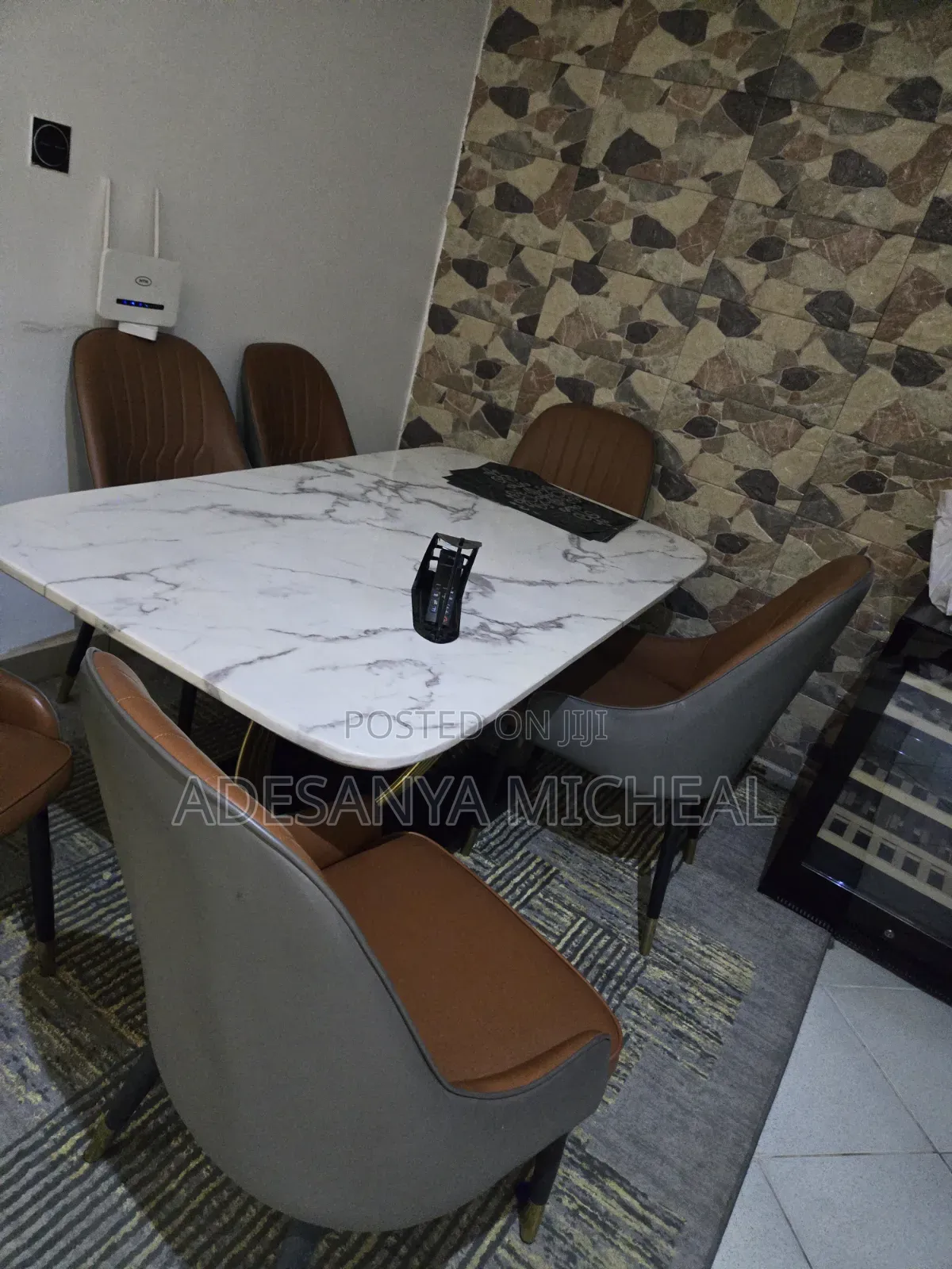 Marble Dining Table Set