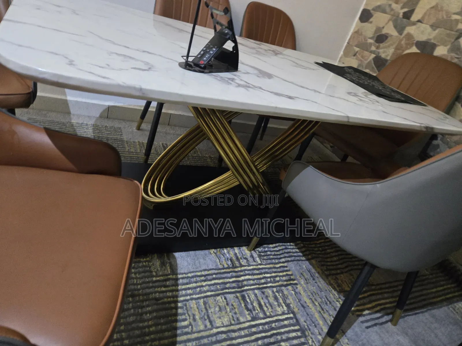 Marble Dining Table Set