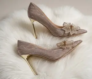 Ladies' Fashion Bow Elegant High Heels, Women Shoes