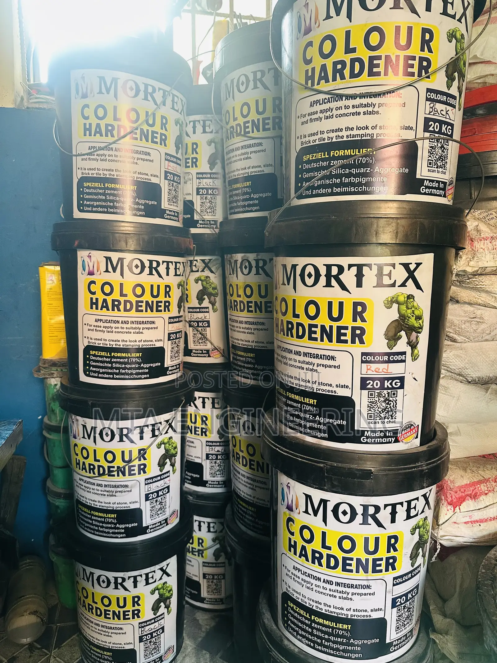 Mortex Hardener in All Colors