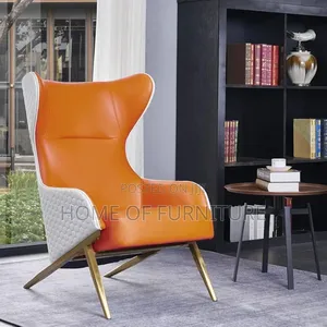 Modern, High-Back Accent Wing Chair
