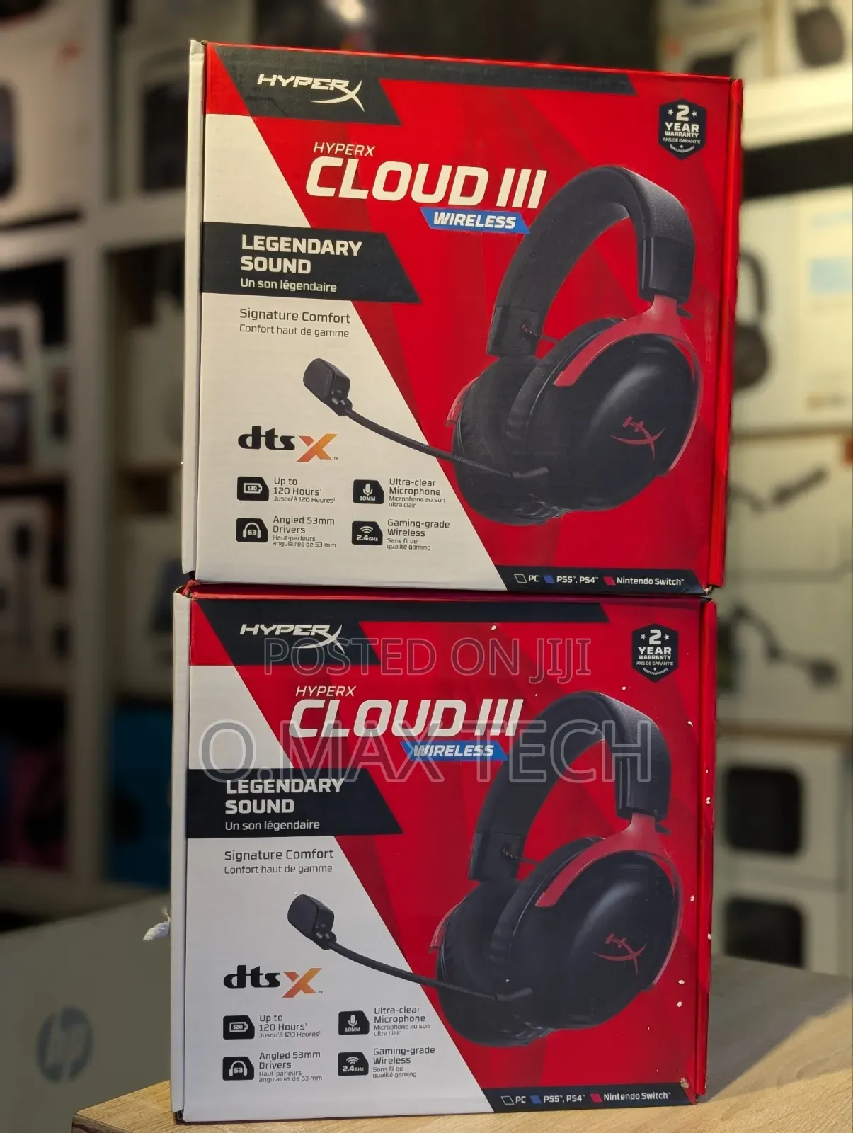 Hyperx Cloud Iii Wireless – Gaming Headset for Pc, Ps5, Ps4