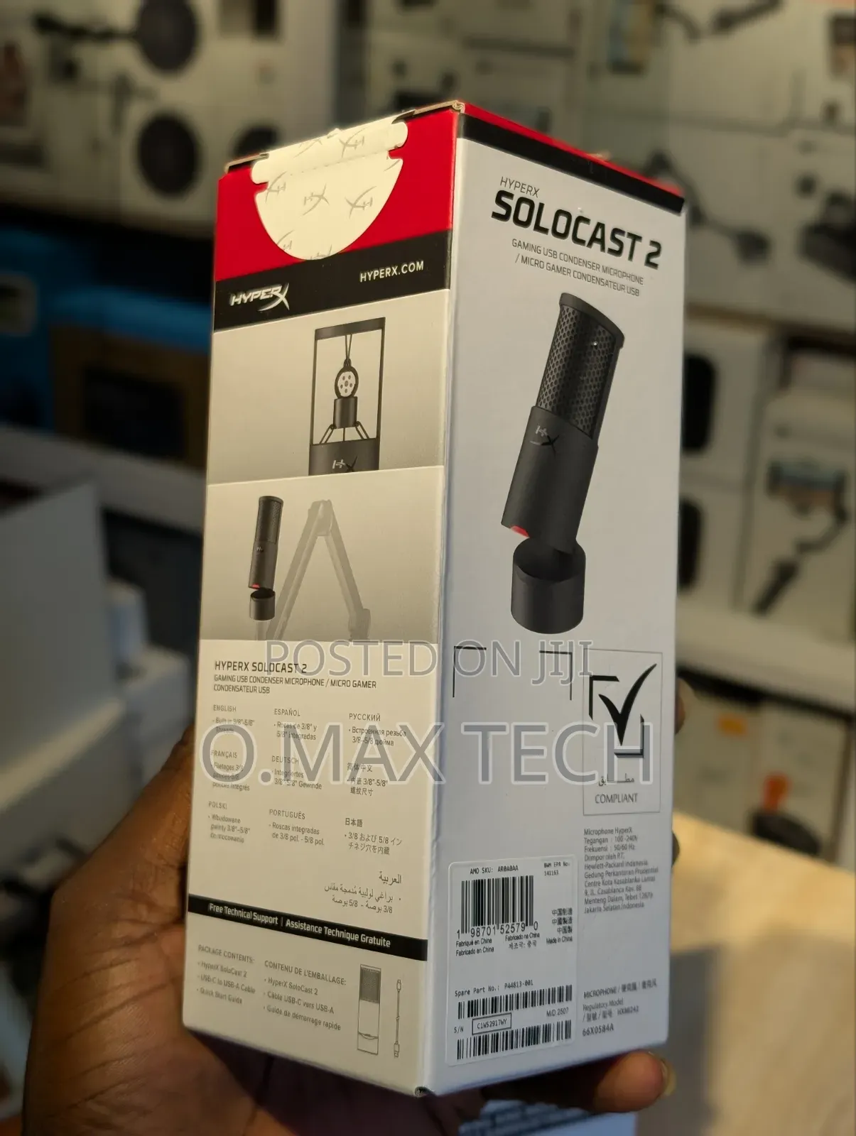 Hyperx Solocast 2 Gaming Microphone