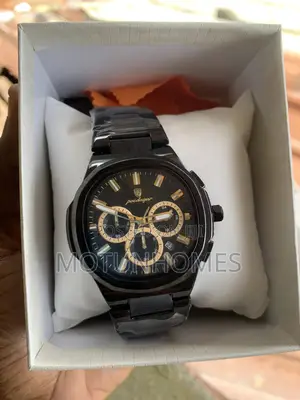 Luxury Black Poedagar Men Wristwatch