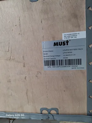 15kwh/51.2v Must Lithium-Iron Battery
