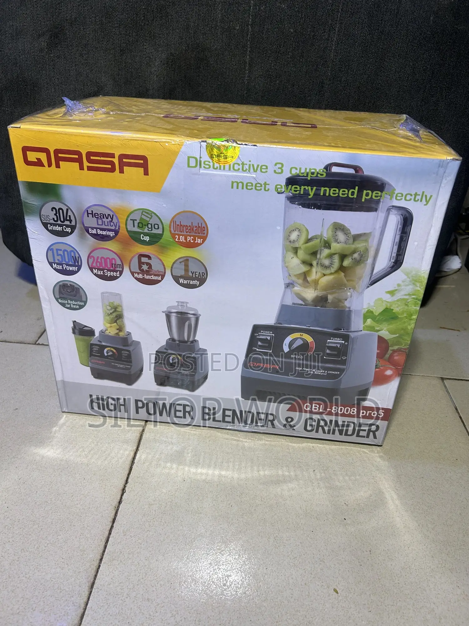 Qasa Pro5 High Power Blender and Grinder
