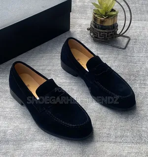 Classy Men Suede Loafer Shoes in 2 Designs