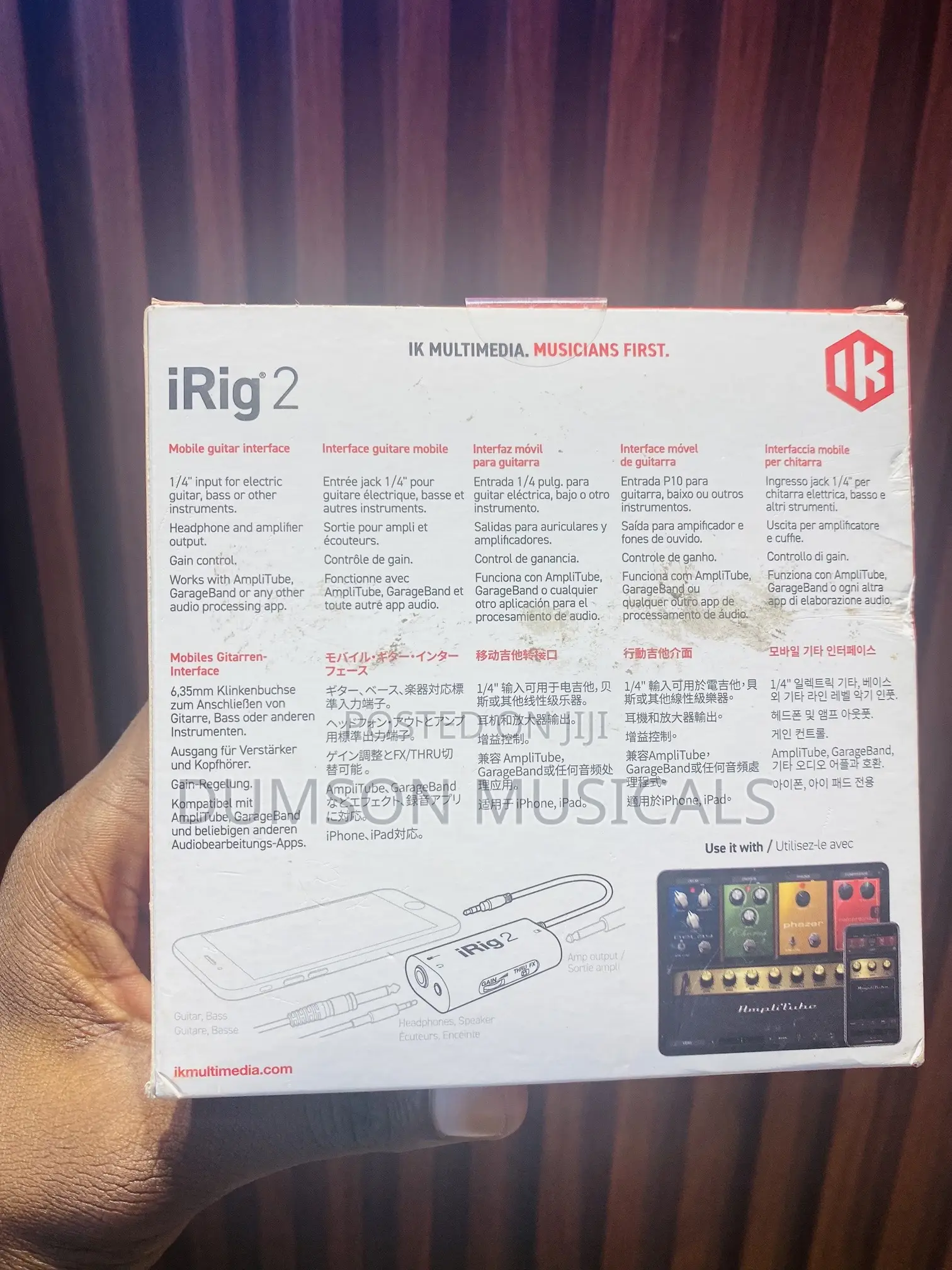 Irig 2 Mobile Guitar Interface , Irig2 Interface Guitar Mobile