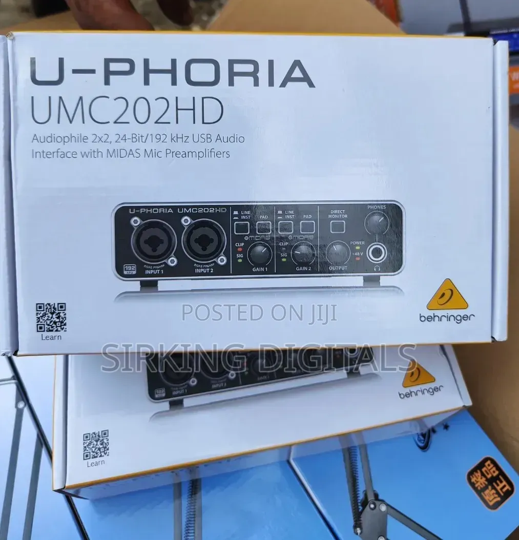 Umc 202hd Audio Interface Behringer