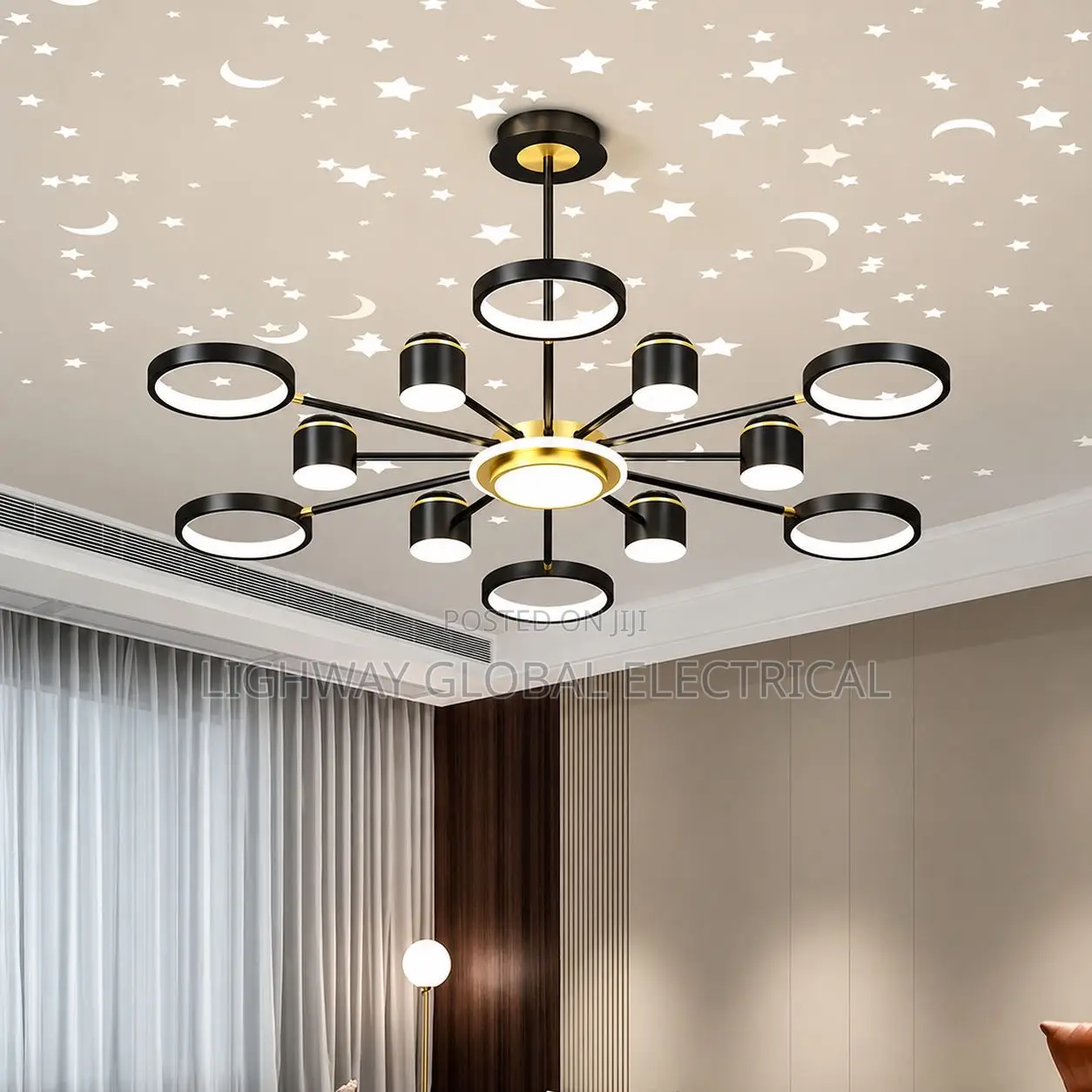 Modern Led Ceiling Living Room Chandelier