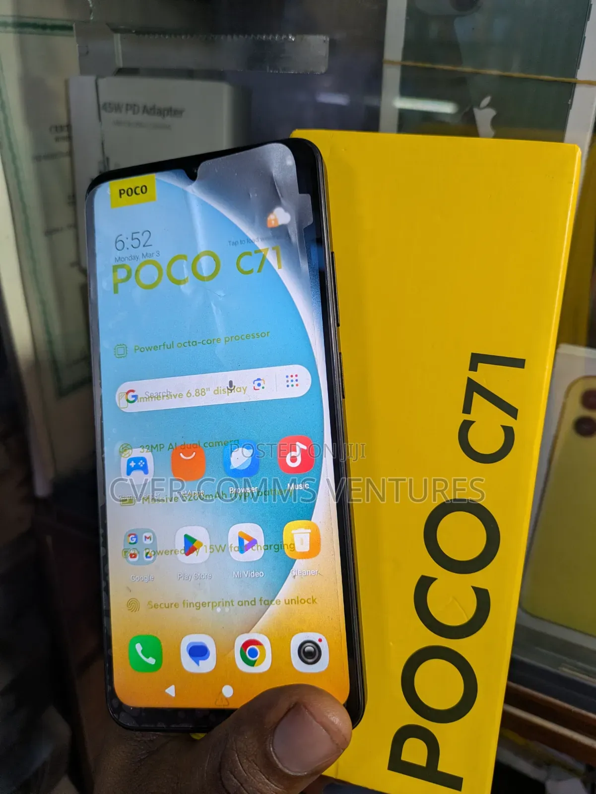 New Xiaomi Poco C71 128 GB Black
