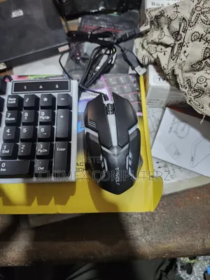 T-Wolf Tf230 Wired Rainbow Backlit Gaming Keyboard and Mouse Combo Set