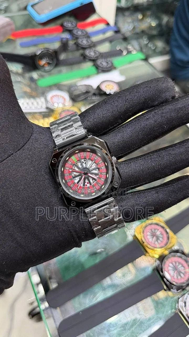Rotating Dial Chain Watches