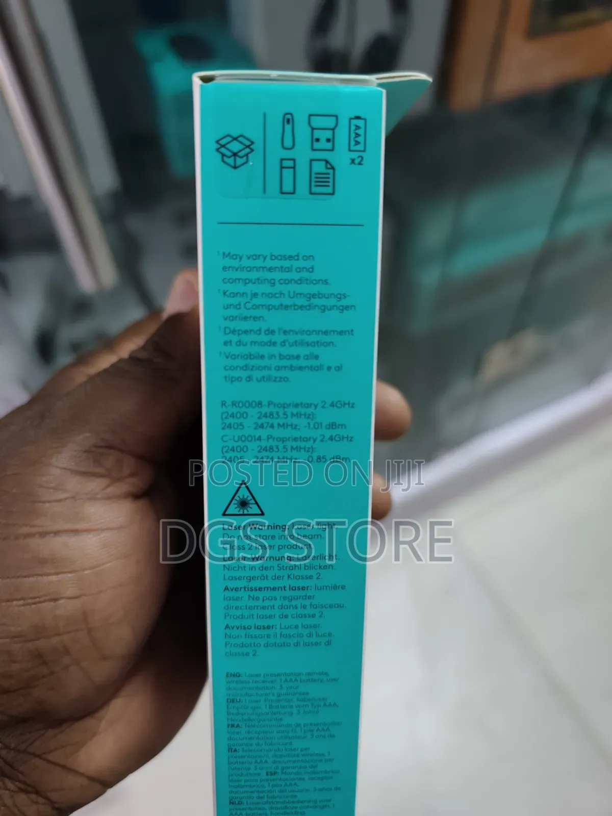 Logitech R500s Laser Presentation Remote 20m Range