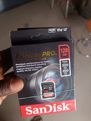 128gig Sd Card, Extreme Pro, Speed Up to 300mb/S ( V90)