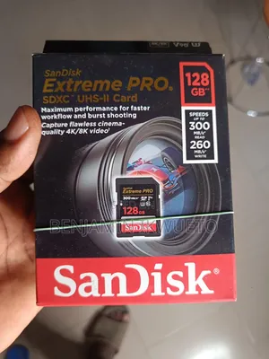 128gig Sd Card, Extreme Pro, Speed Up to 300mb/S ( V90)
