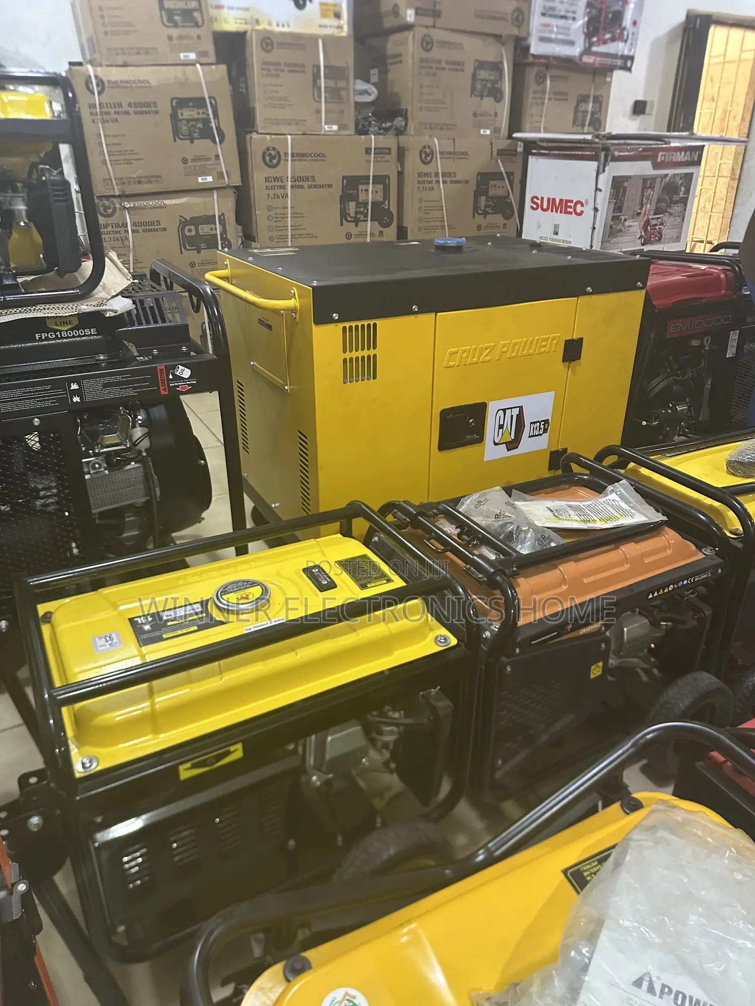 Cat 13.5kva Mantrac Generator 100% Copper Coil Engine