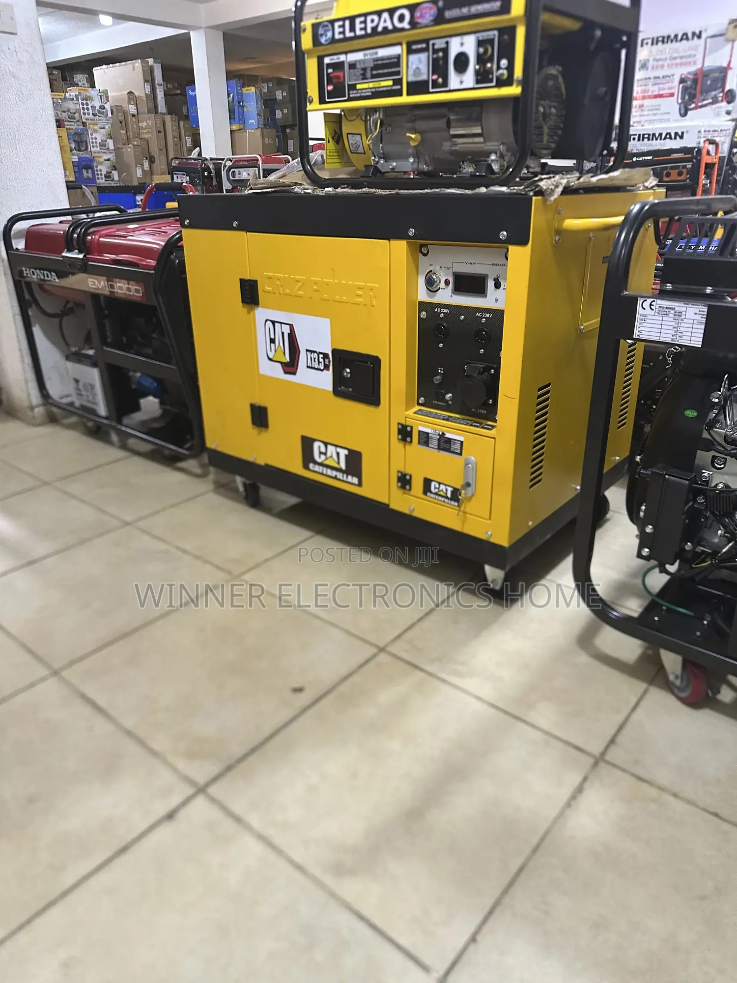 Cat 13kva Diesel Engine Generator Copper Coil Noiseless Engine