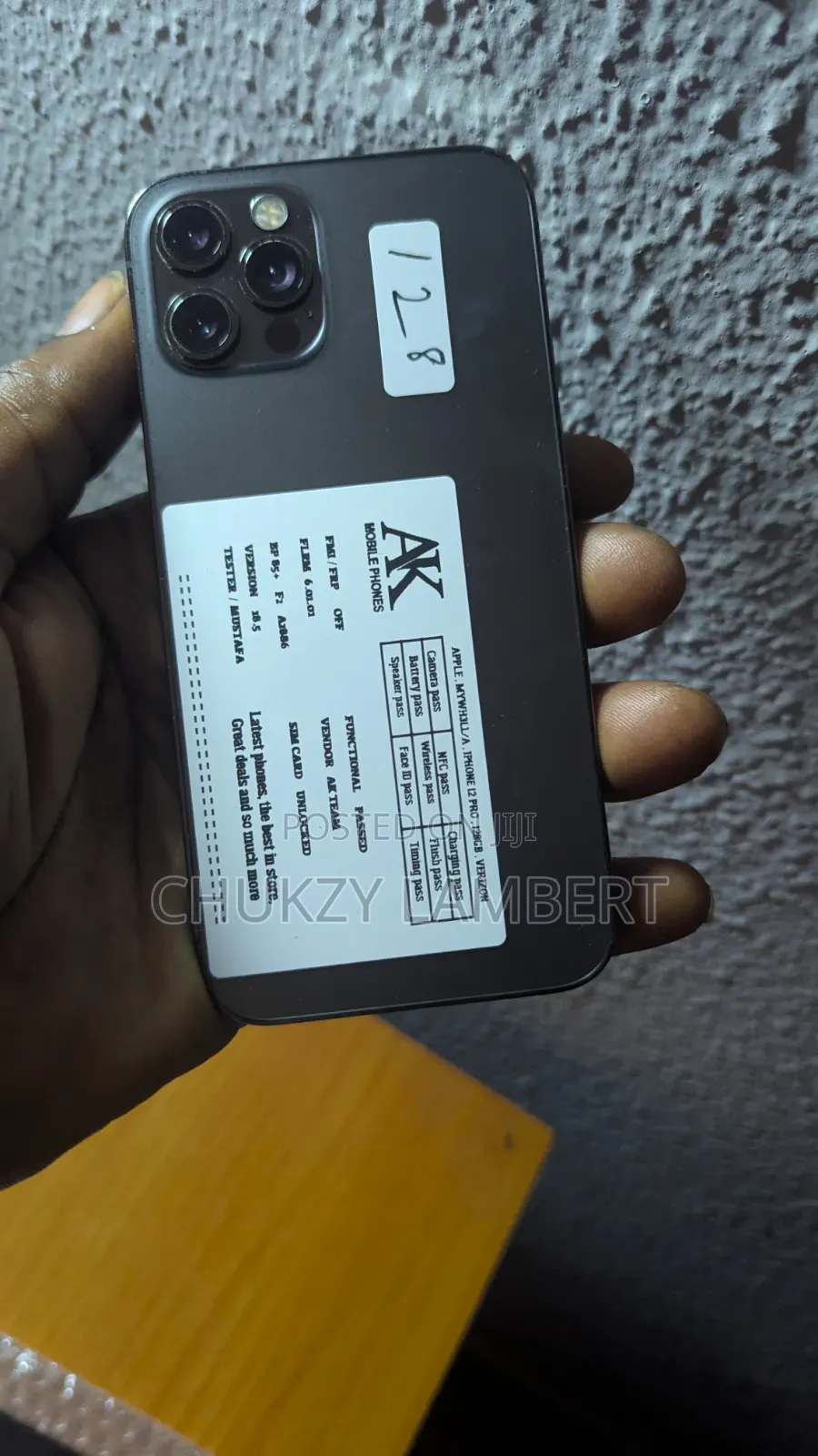 Apple iPhone 12 Pro 128 GB Black