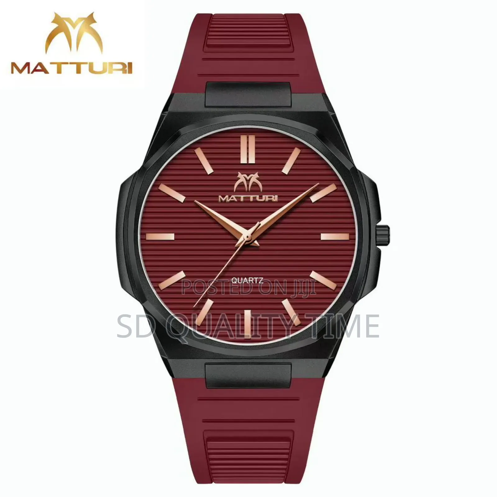 Matturi Rubber Strap Wristwatch