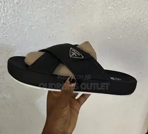 Prada Cross Cross Slide