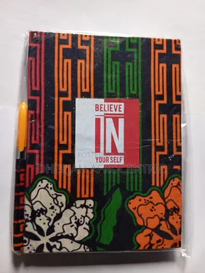 Deluxe Ankara Notepad Pen – Large Size Premium African Print Journal