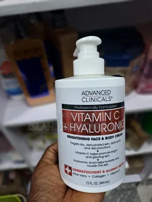 Advanced Clinicals Vitamin C + Hyaluronic Brightening Cream (444ml)