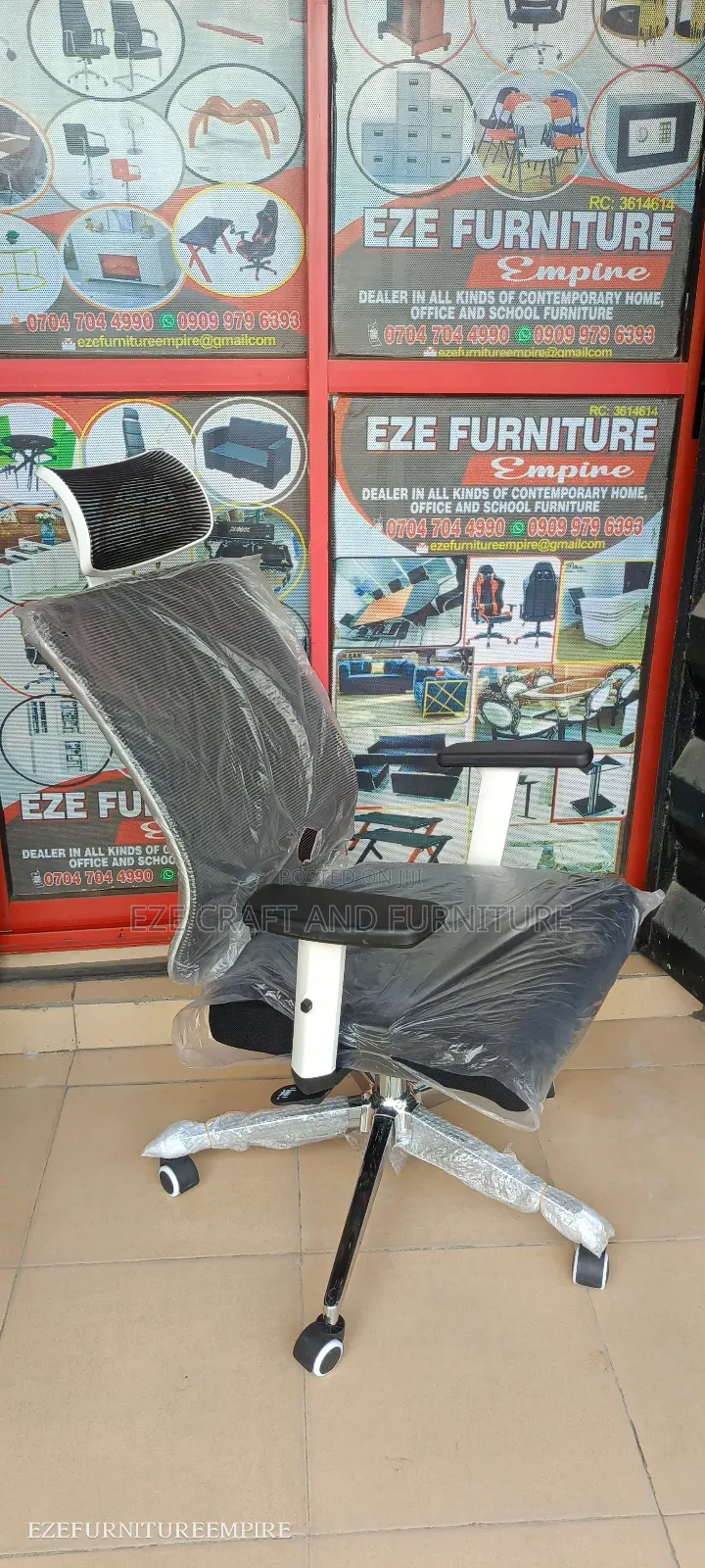 White Backrest Butterfly Chair