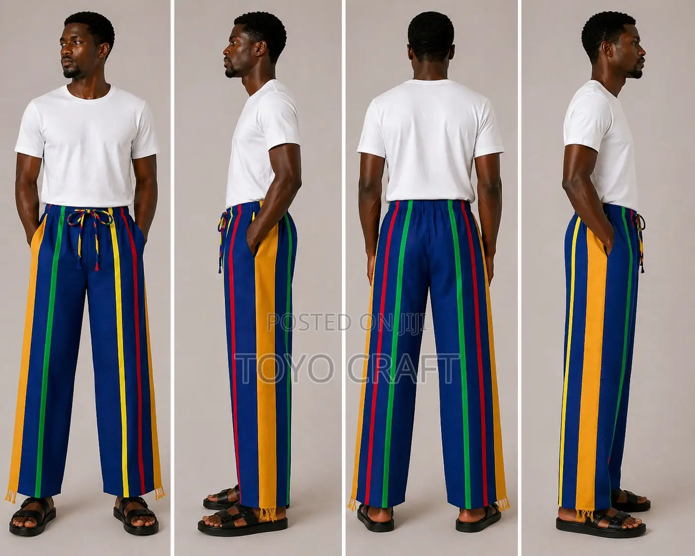 Exclusive Ankara Cargo Pant