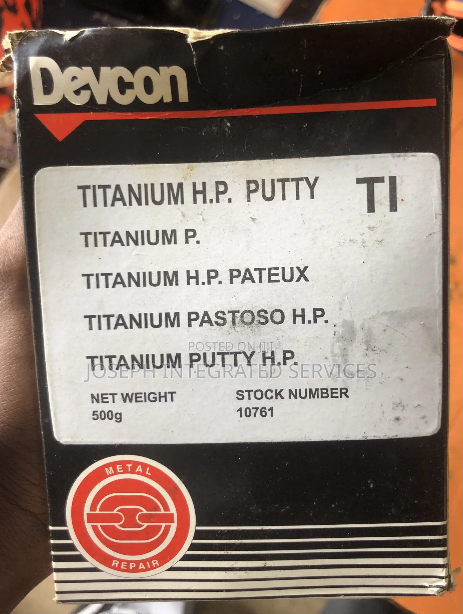 Devcon Titanium H.P. Putty