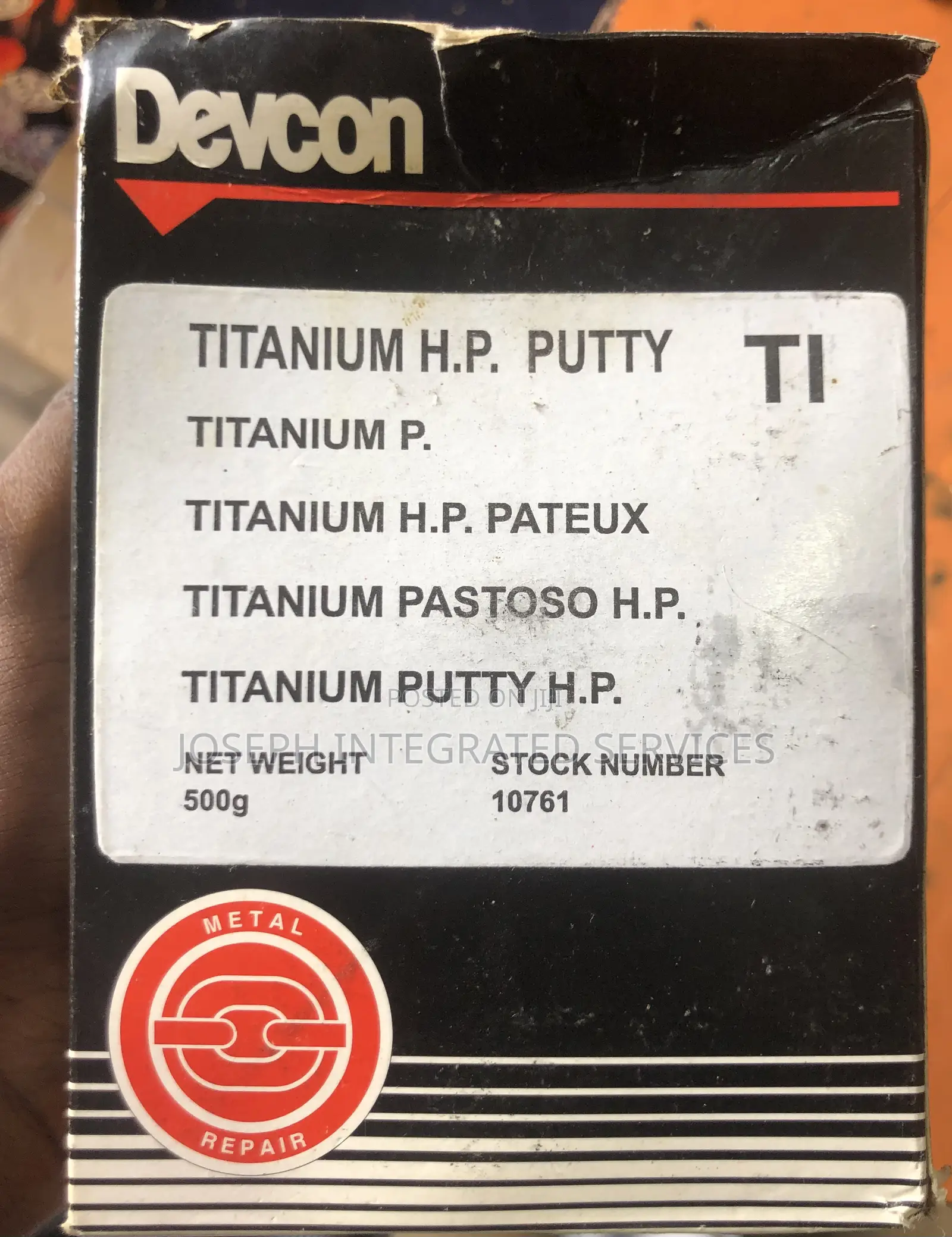 Devcon Titanium H.P. Putty