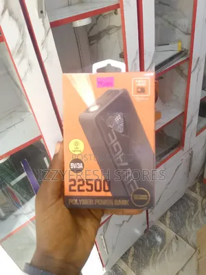 New Age 22500 Mah Power Bank With Display and Cord