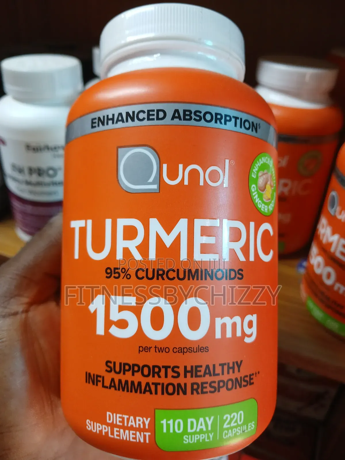 Turmeric 1500mg X 220 Capsules