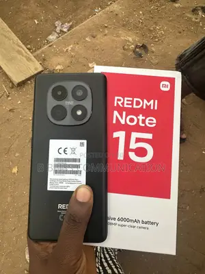 New Xiaomi Redmi Note 15 128 GB Black