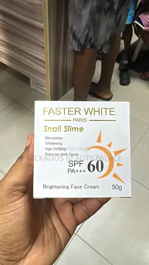 Faster White Snail Slime Face Cream